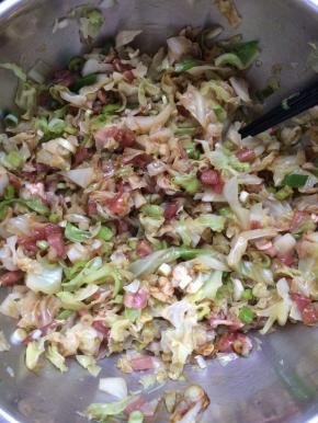 充分的搅拌均匀，备用