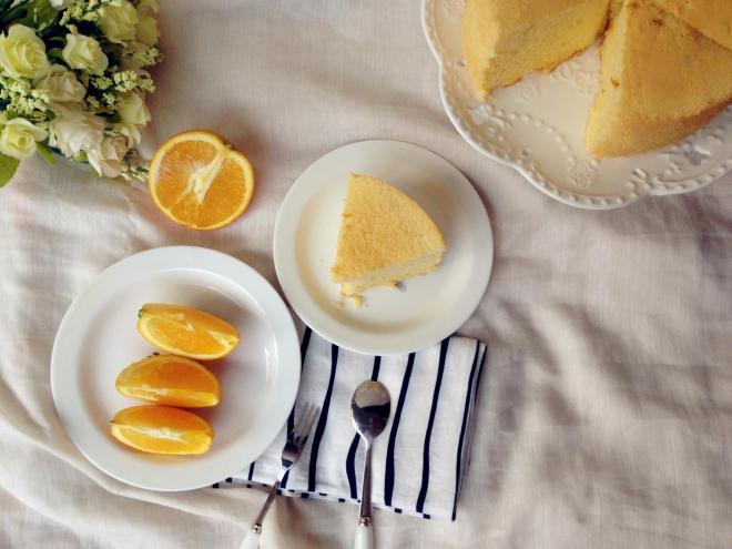 橙味糯米戚风蛋糕