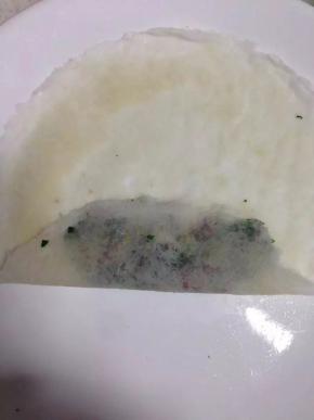 然后卷起,两头朝里对折（对折图忘记拍了）