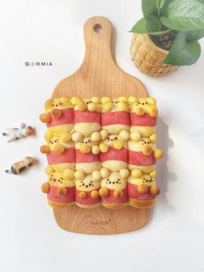 维尼熊面包就做好啦