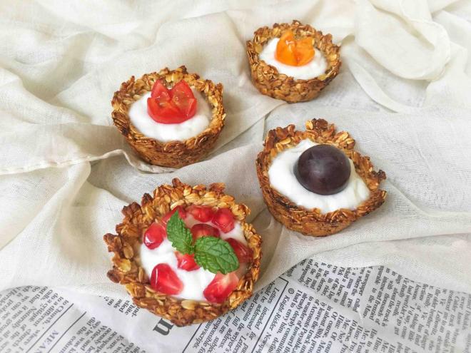 水果酸奶燕麦杯