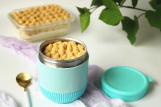 还可以用保温杯做，带着出门郊游也不错。