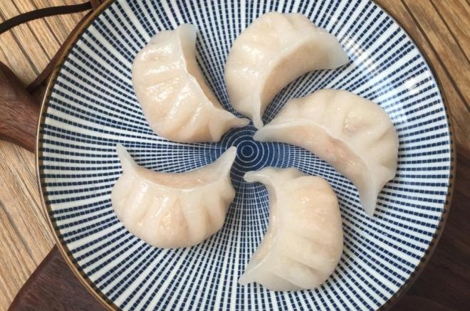 水晶虾饺
