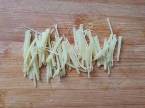 然后切成细丝