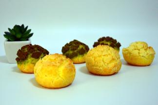 美味的酥皮泡芙就做好啦