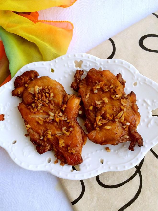 空气炸锅版蒜香鸡腿