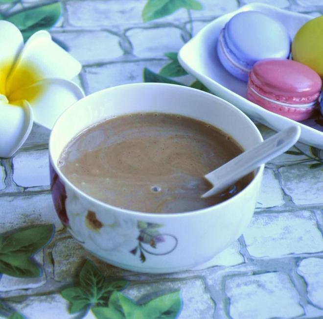 菊花枸杞红豆浆