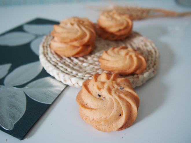 南瓜火龙果酱曲奇