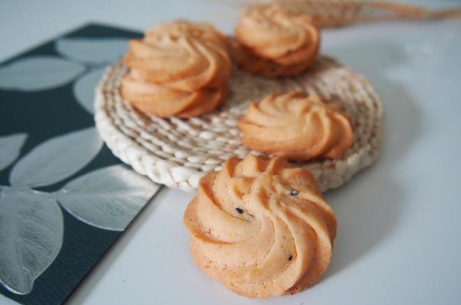 南瓜火龙果酱曲奇