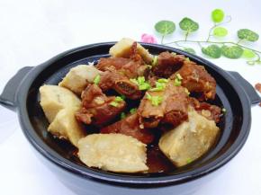 近看，美味。