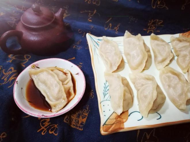 大白菜烫面蒸饺