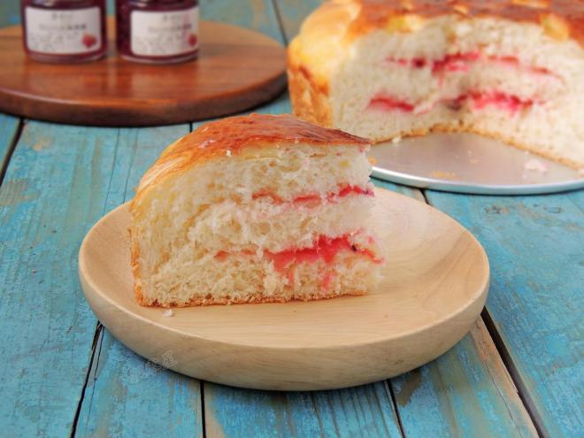 网纹果酱夹心面包