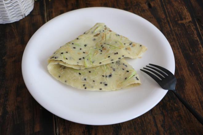 西葫芦丝薄饼