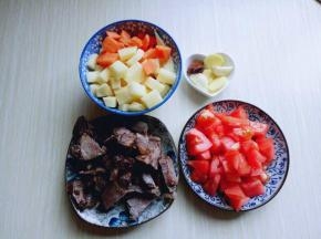 所有食材准备完成。