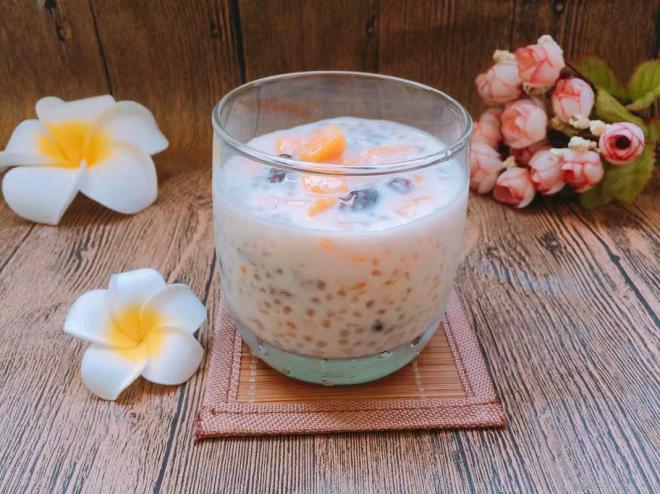 蔓越莓芒果西米露