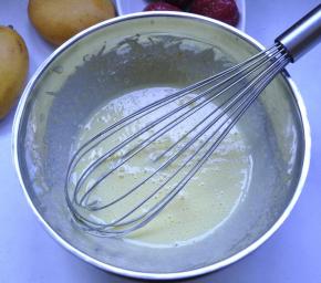 3、用手抽搅拌均匀