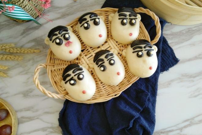 首创蜡笔小新花样馒头