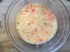 打散加入胡萝卜