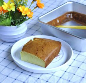 9、漂亮、美味的长崎蛋糕就做好了。