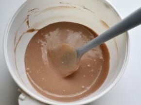 然后加入可可粉拌匀