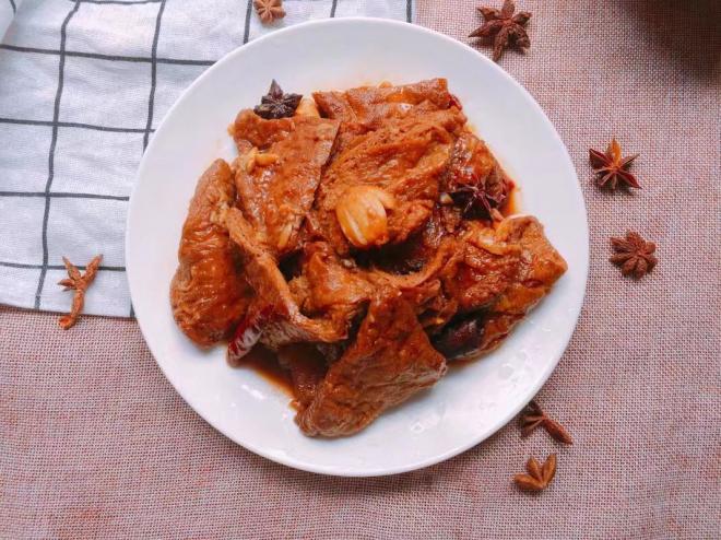 红烧炸豆干