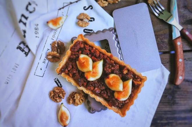 蜂蜜焦糖核桃派