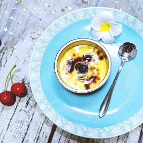 出炉，刚出来的布丁杯很烫，注意哦。