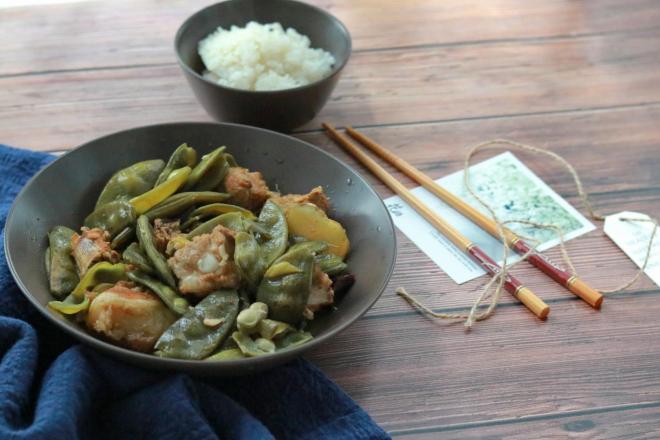 贴贴秋膘——秋扁豆炖仔排