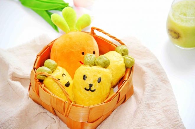 奶香胡萝卜馒头