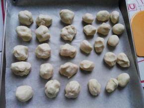 将油皮、油酥分成十五份