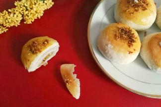 满口的桂花香，很好吃哦