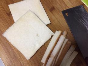 吐司切掉边缘