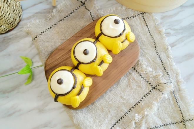 小黄人花样馒头