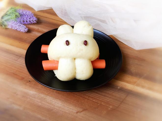 花样馒头之萌萌的小兔子