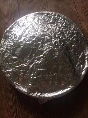 盖上锡纸腌制半小时