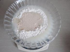 将中种材料混合揉成光滑面团，室温发酵。