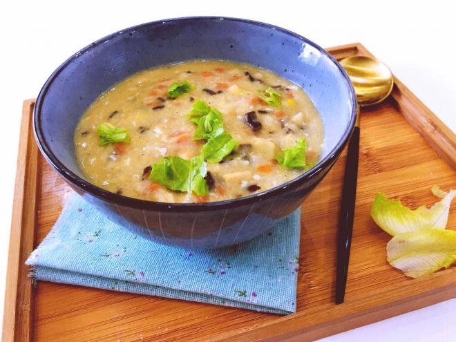 早餐+杂蔬粥 养生粥