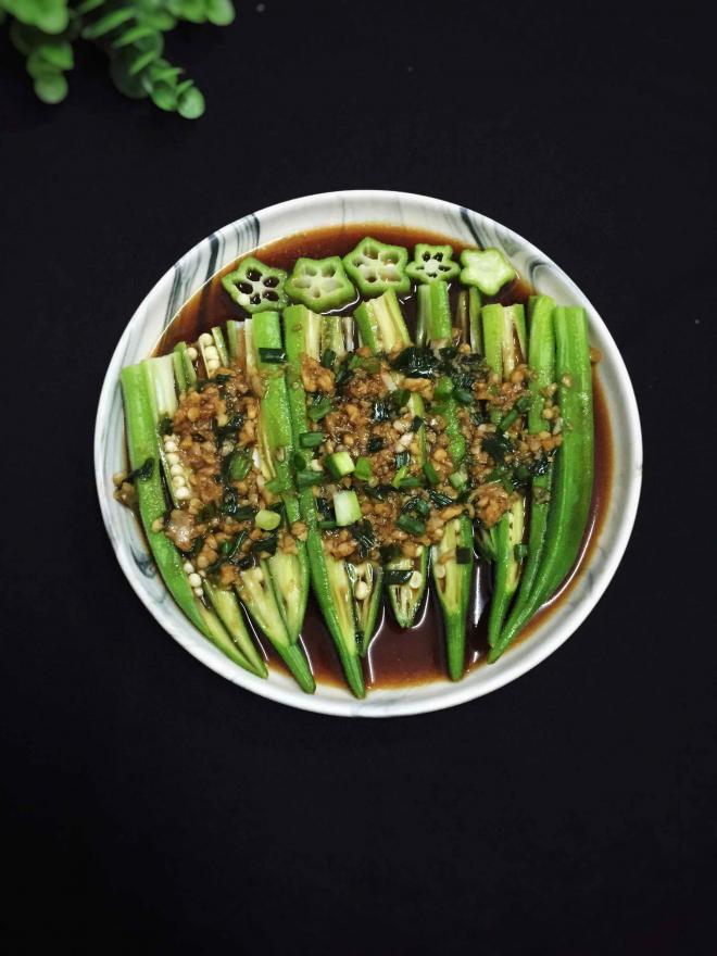 凉拌秋葵