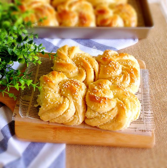 椰蓉面包卷||永远都吃不厌的面包