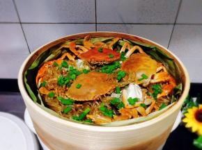 红薯粉里加入葱花