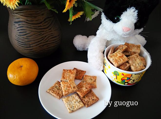 麦芽糖香葱酵母版苏打饼干