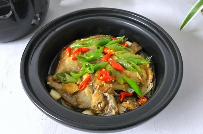 蒜香鲳鱼