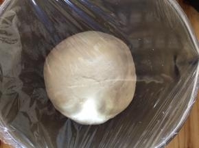 放入盆中，盖上保鲜膜，发酵至两倍大