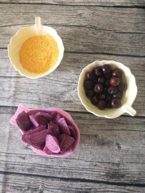 准备熬粥的材料