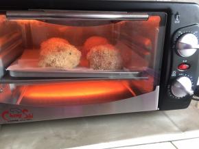 我的小烤箱250度烤25分钟