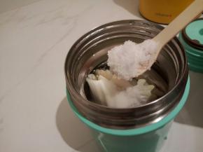 再重新加水，盐少许，