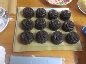 用了月饼模具，感觉好看，很容易成型