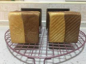 烘烤结束后取出晾凉