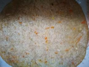 另一面煎得面皮鼓起就可以起锅了，然后重复操作就好了