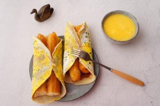 卷起来就可以吃了